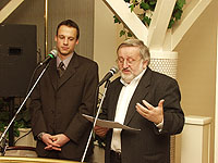 2007-ig, a 10. Szindbd vacsorig az estek irodalmi hzigazdja: Praznovszky Mihly irodalomtrtnsz