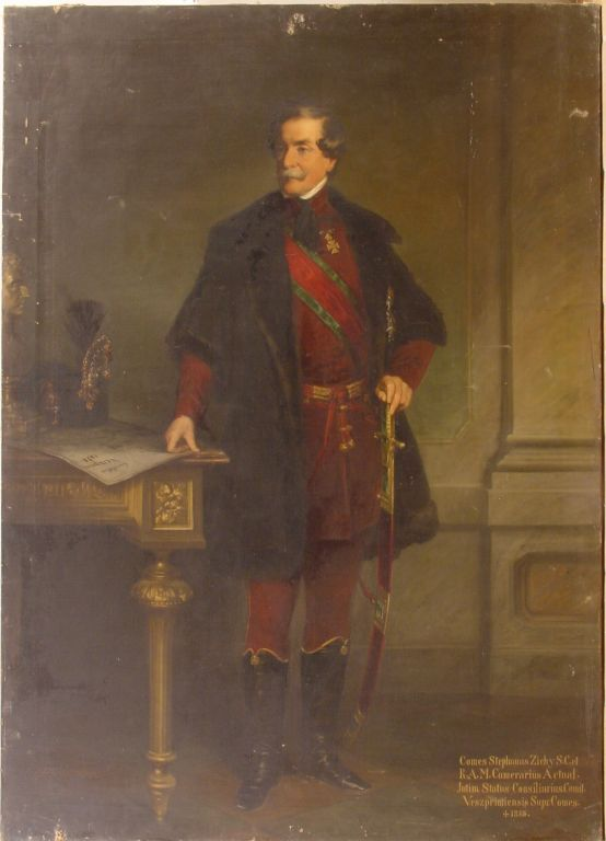Zichy VI. István 1853 képe